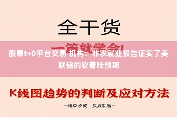 股票t+0平台交易 机构：非农就业报告证实了美联储的软着陆预期