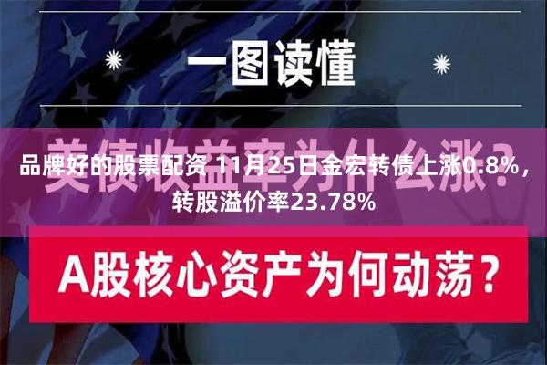 品牌好的股票配资 11月25日金宏转债上涨0.8%，转股溢价率23.78%