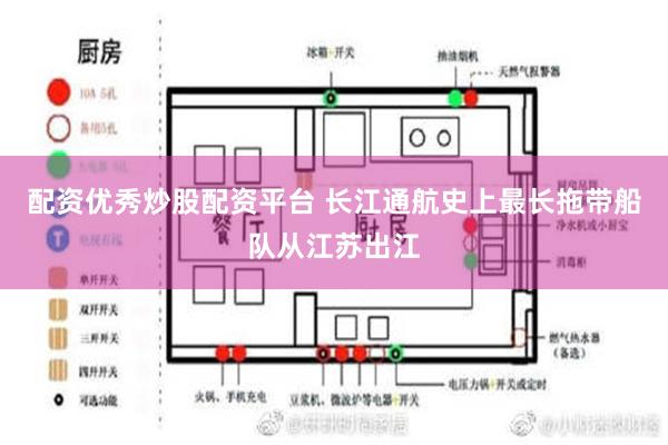 配资优秀炒股配资平台 长江通航史上最长拖带船队从江苏出江