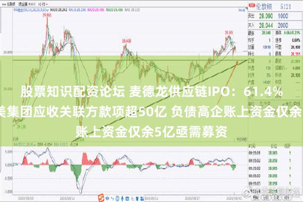 股票知识配资论坛 麦德龙供应链IPO：61.4%收入依赖物美集团应收关联方款项超50亿 负债高企账上资金仅余5亿亟需募资