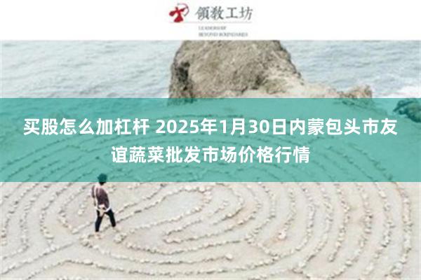 买股怎么加杠杆 2025年1月30日内蒙包头市友谊蔬菜批发市场价格行情