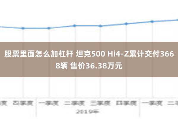 股票里面怎么加杠杆 坦克500 Hi4-Z累计交付3668辆 售价36.38万元